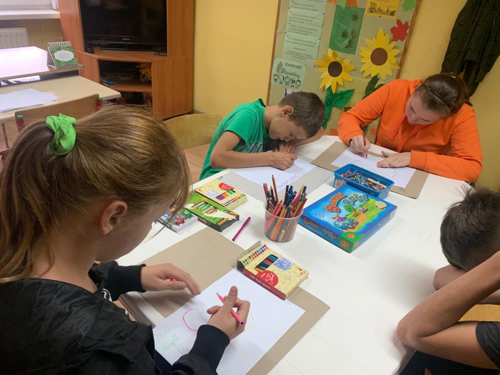 Zajęcia na świetlicy szkolnej we wrześniu